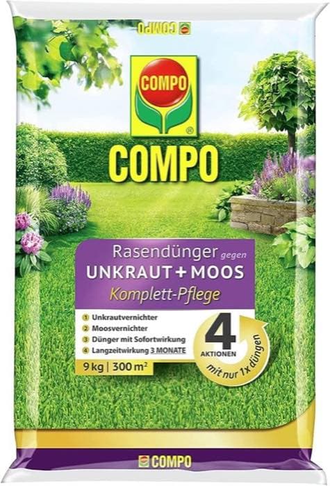COMPO Unkraut + Moos Komplett-Pflege · 9 kg