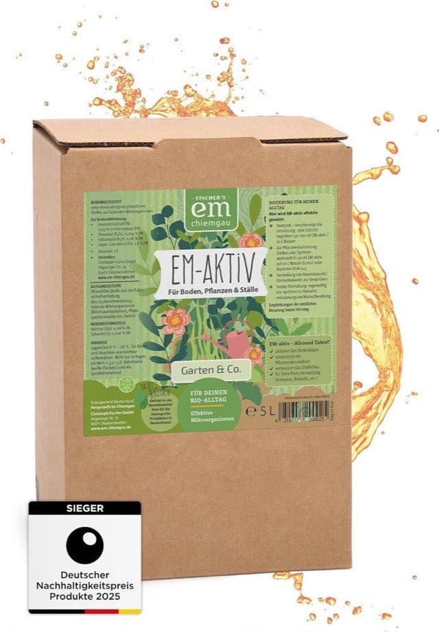 EM-Chiemgau EM-aktiv · Bodenaktivator 5 l