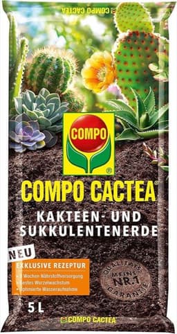 Compo COMPO CACTEA Kakteen- und Sukkulentenerde · 5 L