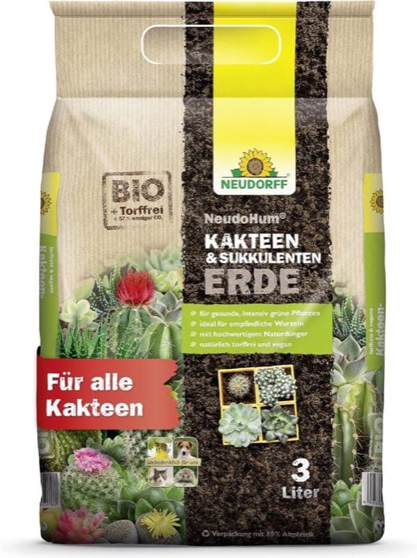 Neudorff NeudoHum KakteenErde torffrei · 3 L