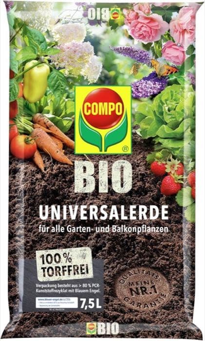 COMPO BIO Universalerde · torffrei · 7,5 L