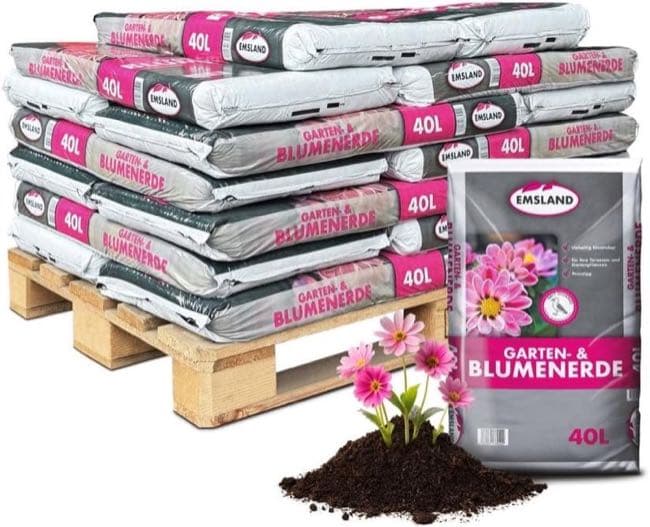 JSM Emsland Garten- & Blumenerde · Palette 20 × 40 L