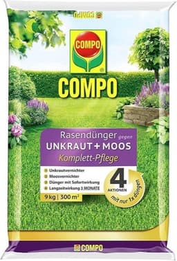 COMPO Unkraut + Moos Komplett-Pflege · 9 kg