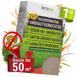 TerraUno TerraUno Rasendünger mit Unkrautvernichter · 1 kg