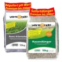 versando Set Rasendünger + Rasenkalk 20 kg