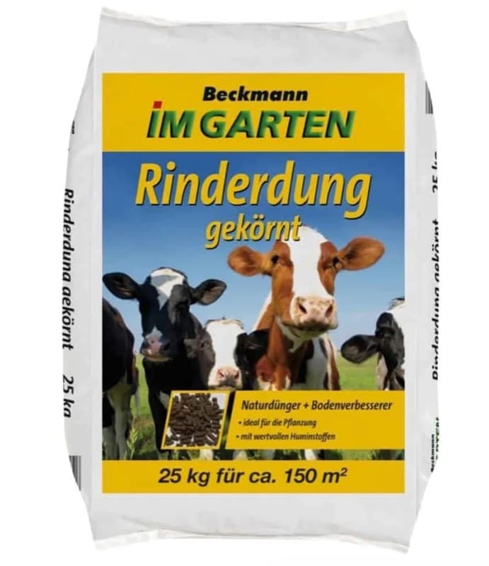 Beckmann Rinderdung gekörnt · 25 kg