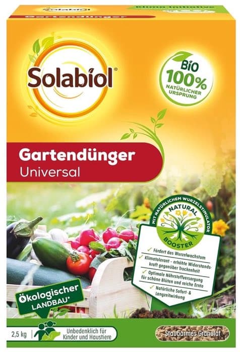 Solabiol Bio Gartendünger Universal · 2,5 kg