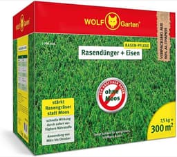 WOLF Garten WOLF Garten Rasendünger plus Eisen L-PM 300 · 7,5 kg