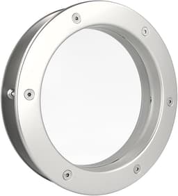 MLS Bullauge B4000 250 mm Aluminium Klarglas