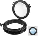 QWORK Marine Bullauge 26,5 cm schwarz
