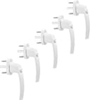 SOTECH 5× Fenstergriff Druckknopf weiß