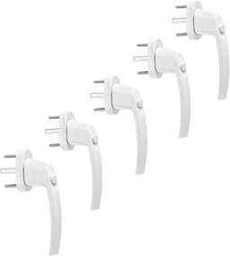 SOTECH SOTECH 5× Fenstergriff Druckknopf weiß