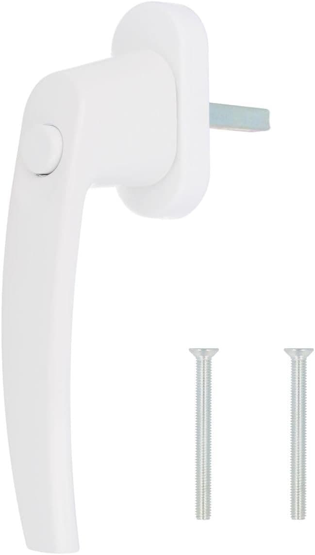 KJ-Vertrieb Fenstergriff Druckknopf 45 mm weiß
