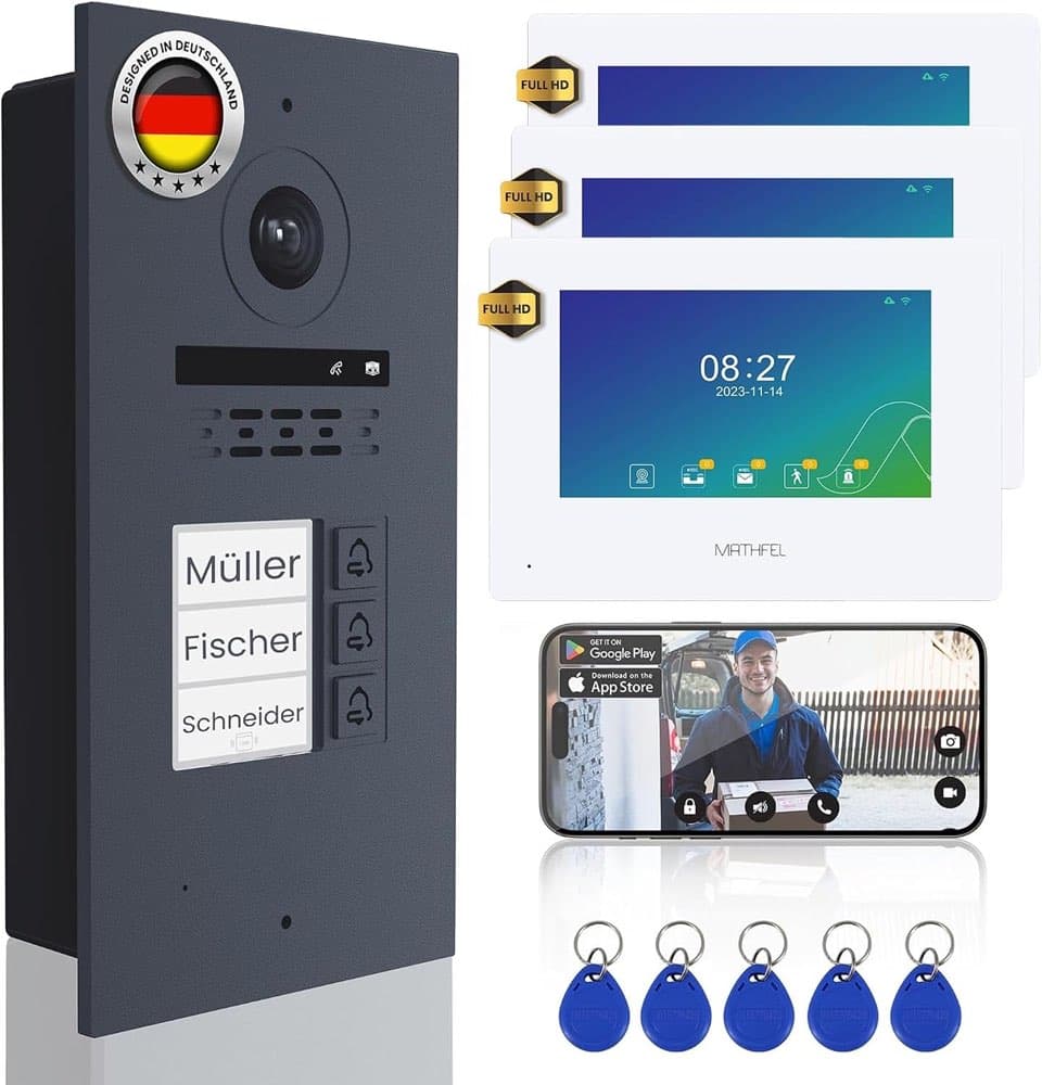 Mathfel 2-Draht 3-Familienhaus RFID App