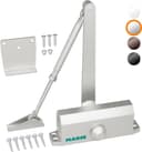 MARIE Hydraulik-Obentürschließer silber