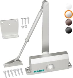 MARIE MARIE Hydraulik-Obentürschließer silber