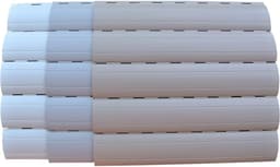 brr exactus PVC-Rollladenlamelle Maxi 52 mm grau (5×2 m)