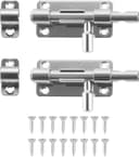Qottmez Edelstahl Türriegel 4 Zoll (2er)