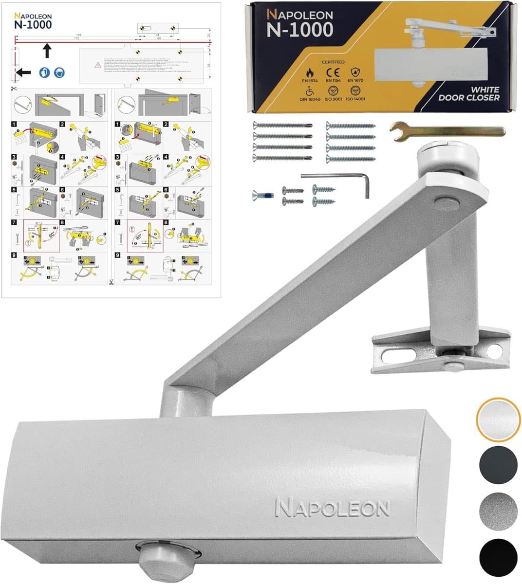 NAPOLEON N-1000 Größe 3 Weiß
