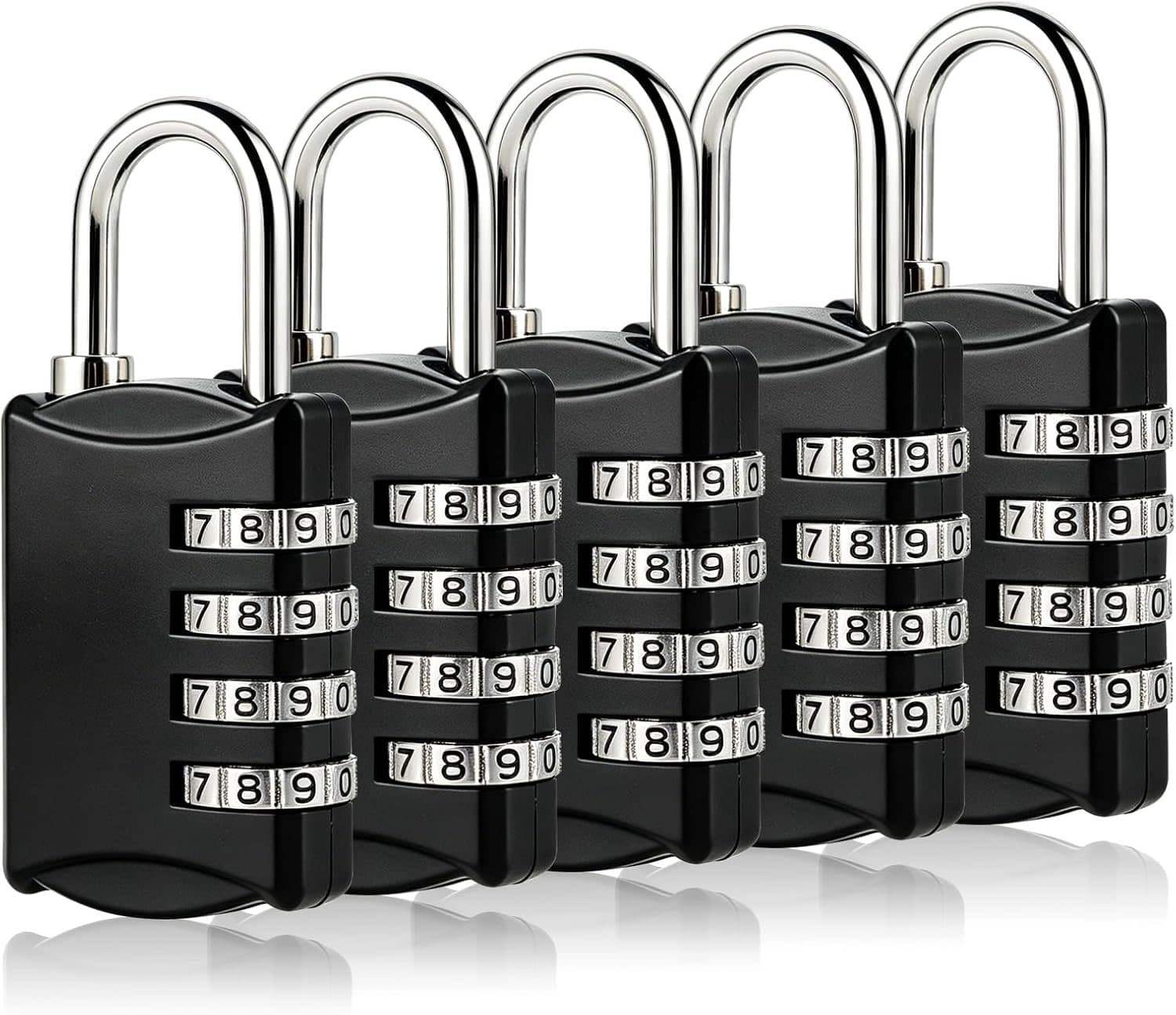 CYYOIEN Zahlenschloss 5er-Set