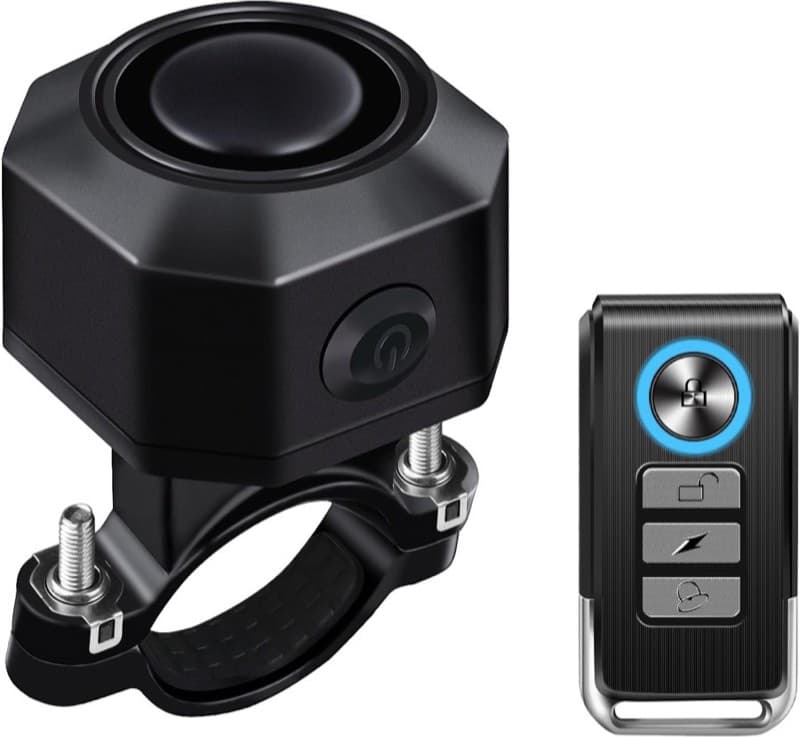VioRose Mini Fahrrad-Alarmanlage USB-C, 110 dB