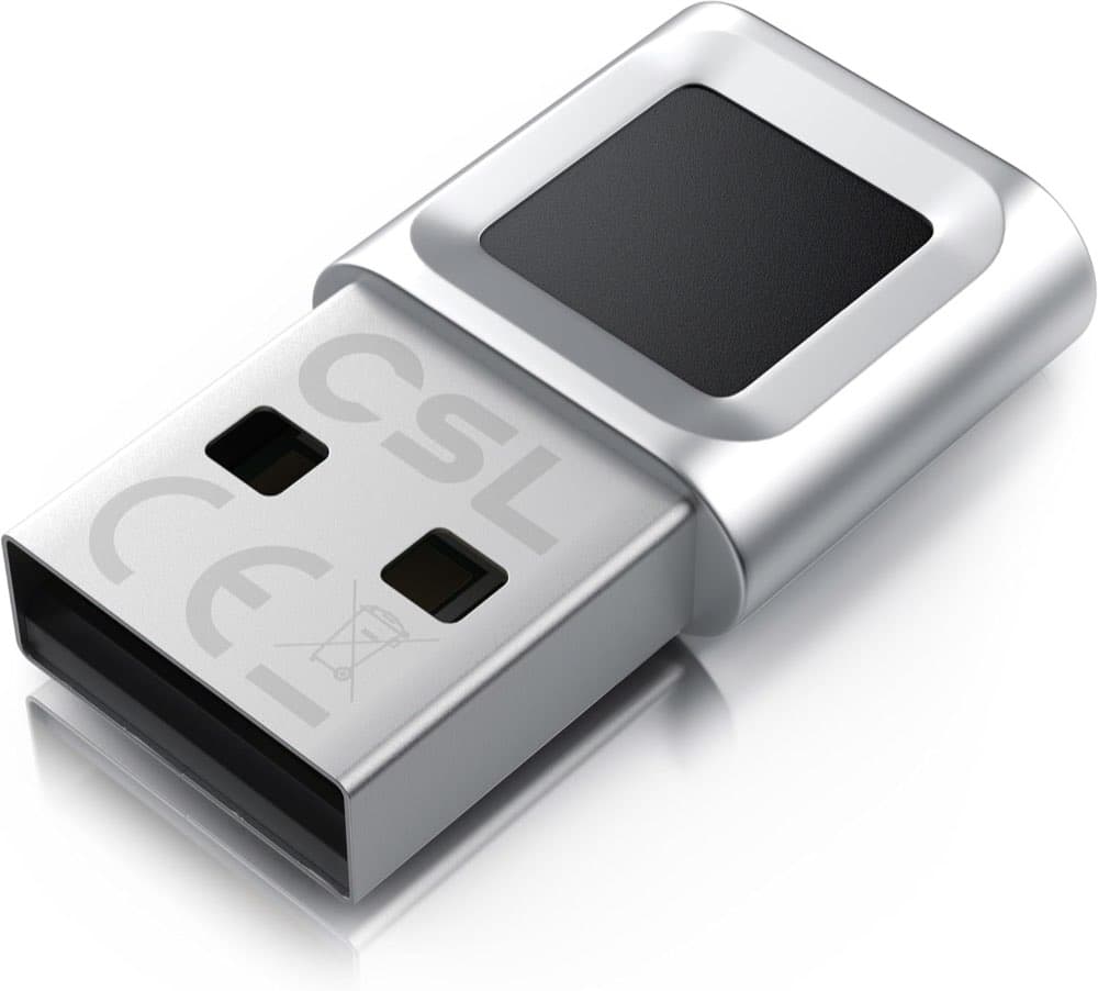 CSL USB-Fingerabdrucksensor Aluminium