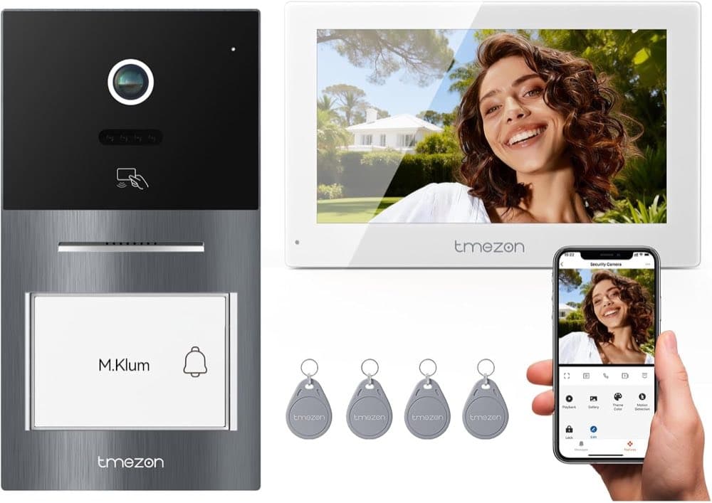 TMEZON 2-Draht WLAN 7 Zoll