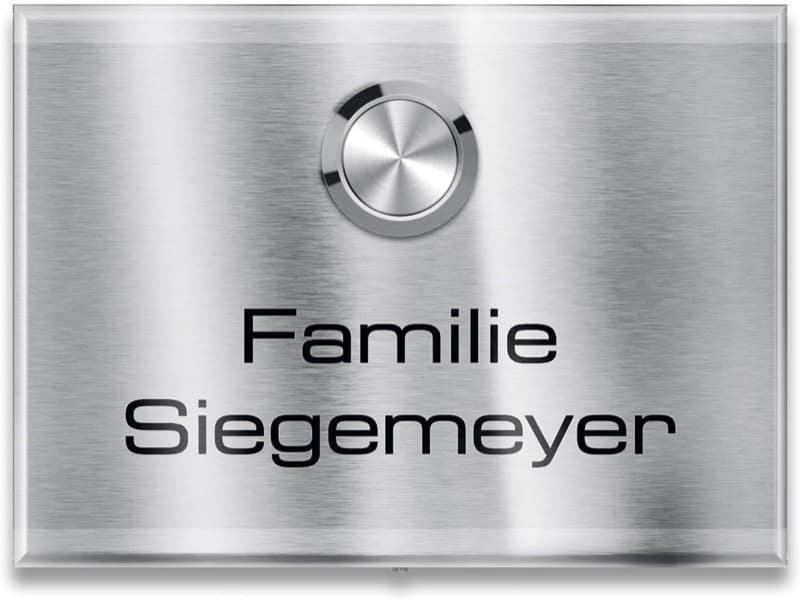 Metzler Funkklingel 1 Taster Gravur optional
