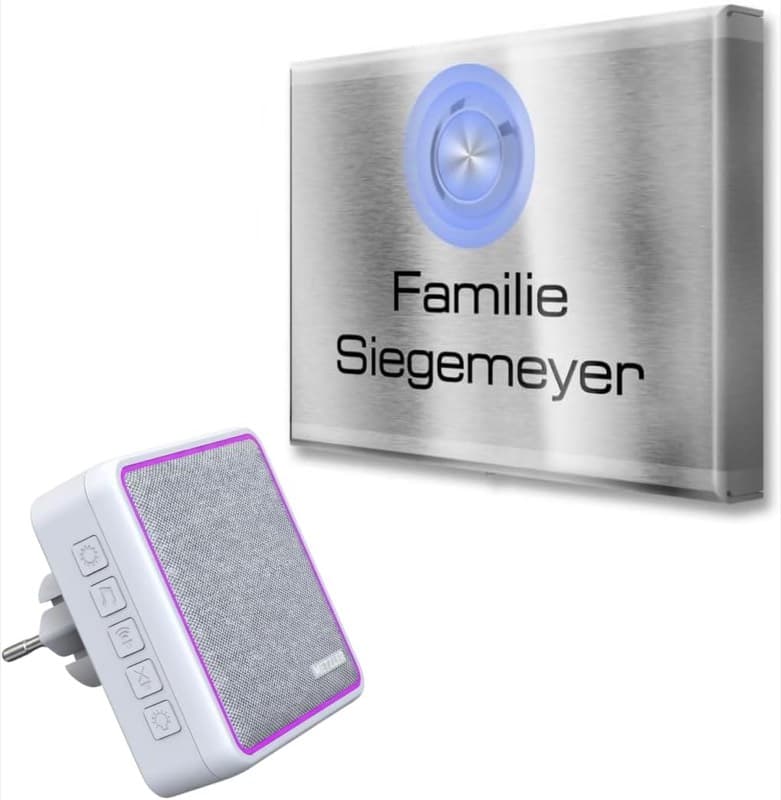 Metzler Funkklingel-Set inkl. 1 Steckdosenempfänger