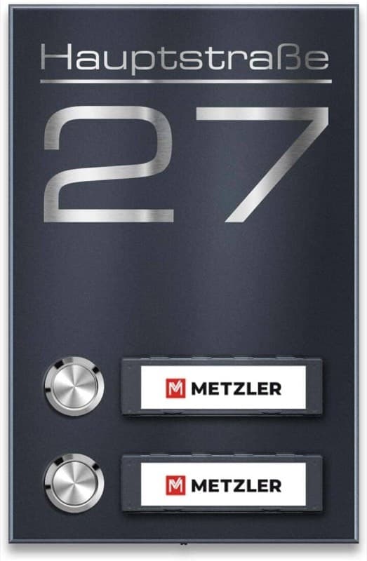 Metzler Tara M2 Funkklingel Zweifamilienhaus