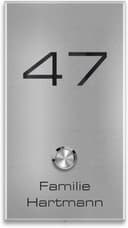 Metzler Funkklingel RAL 9007 Graualuminium