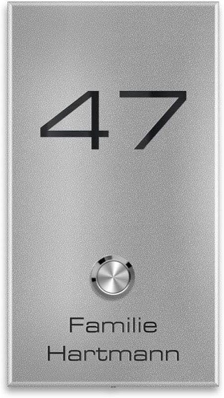 Metzler Funkklingel RAL 9007 Graualuminium