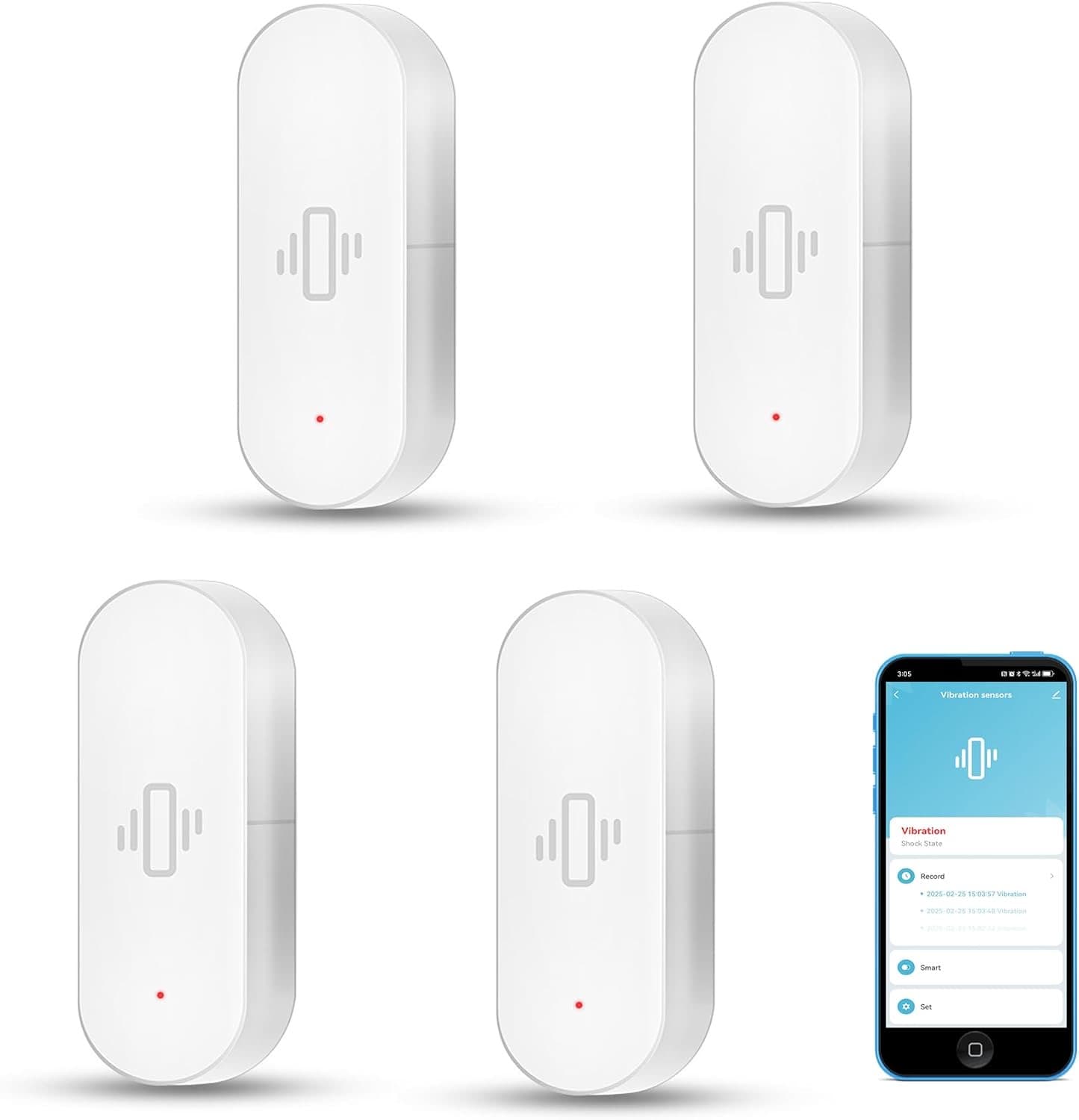 SENCKIT WLAN-Vibrationssensor 4er