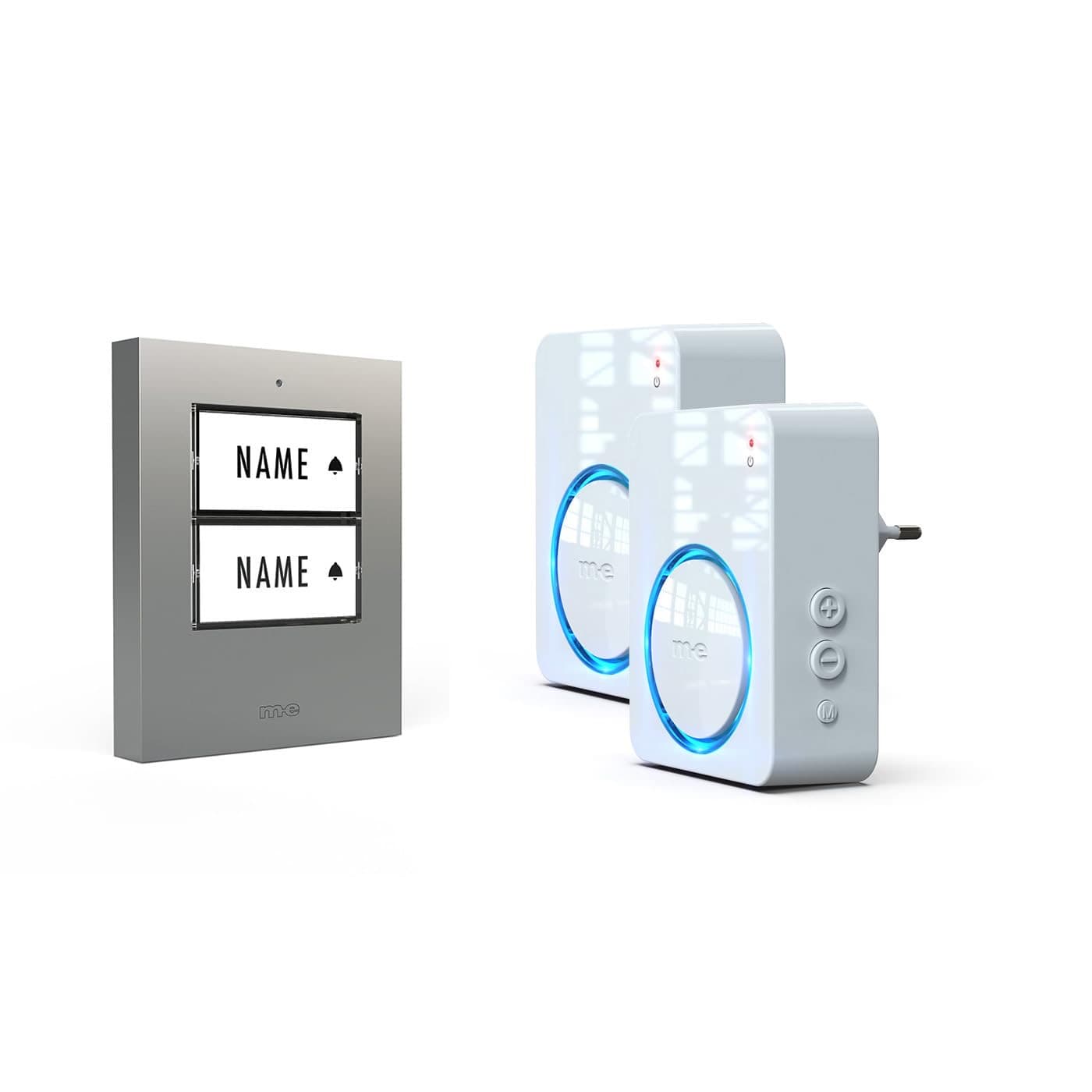 m-e BELL-522 AC Silber 2-Familienhaus