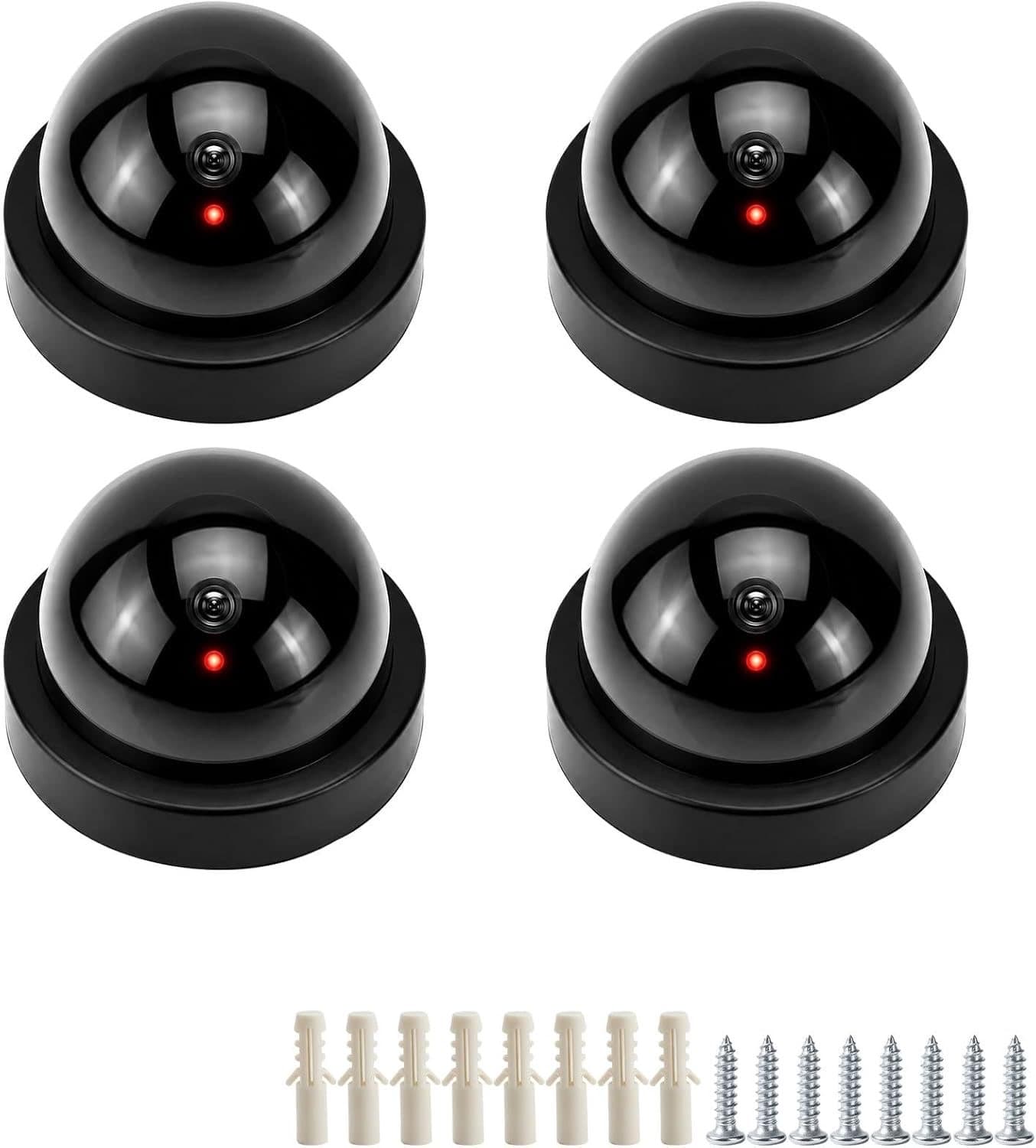 NCTNCX 4× Dome Kamera-Attrappe LED