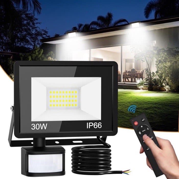 vighep LED-Strahler mit Bewegungsmelder 30 W