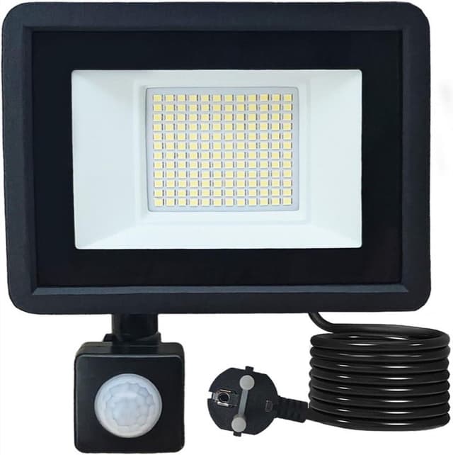Meision LED-Strahler 50 W Warmweiß mit Stecker