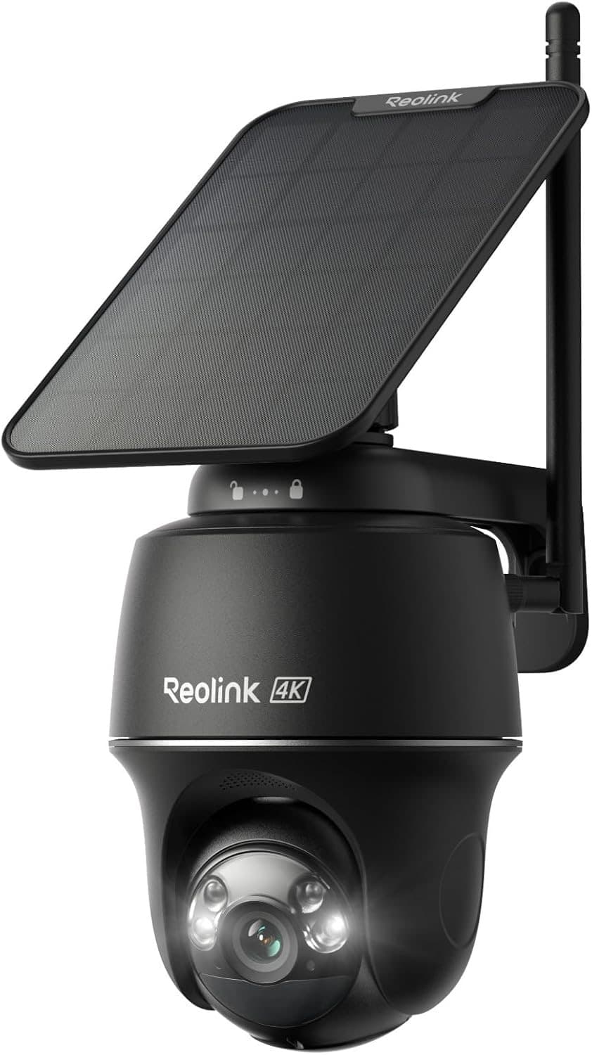 Reolink Argus PT Ultra Schwarz + Solar