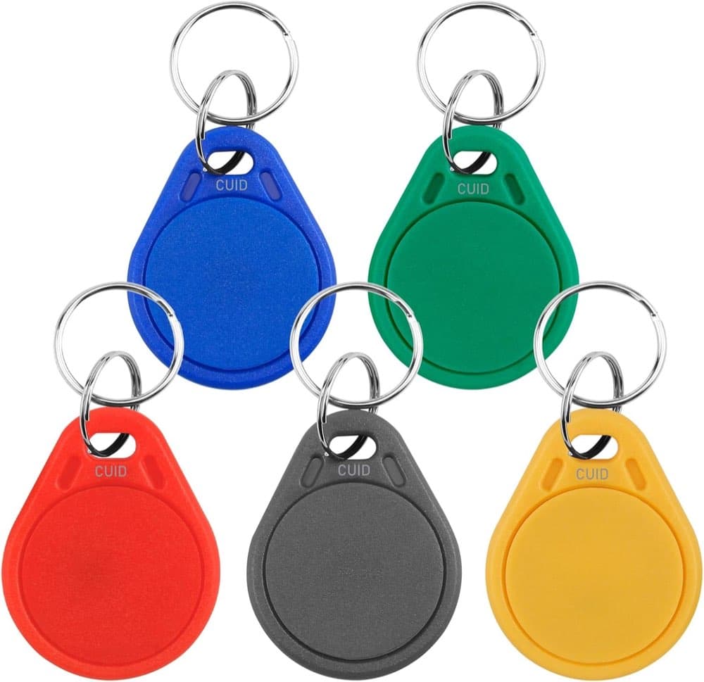 Solryn 5× CUID-Keyfob bunt