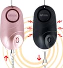 BXROIU Taschenalarm 2er 130 dB mit LED