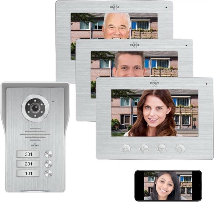 ELRO DV4000IP-3 WiFi für 3 Wohnungen