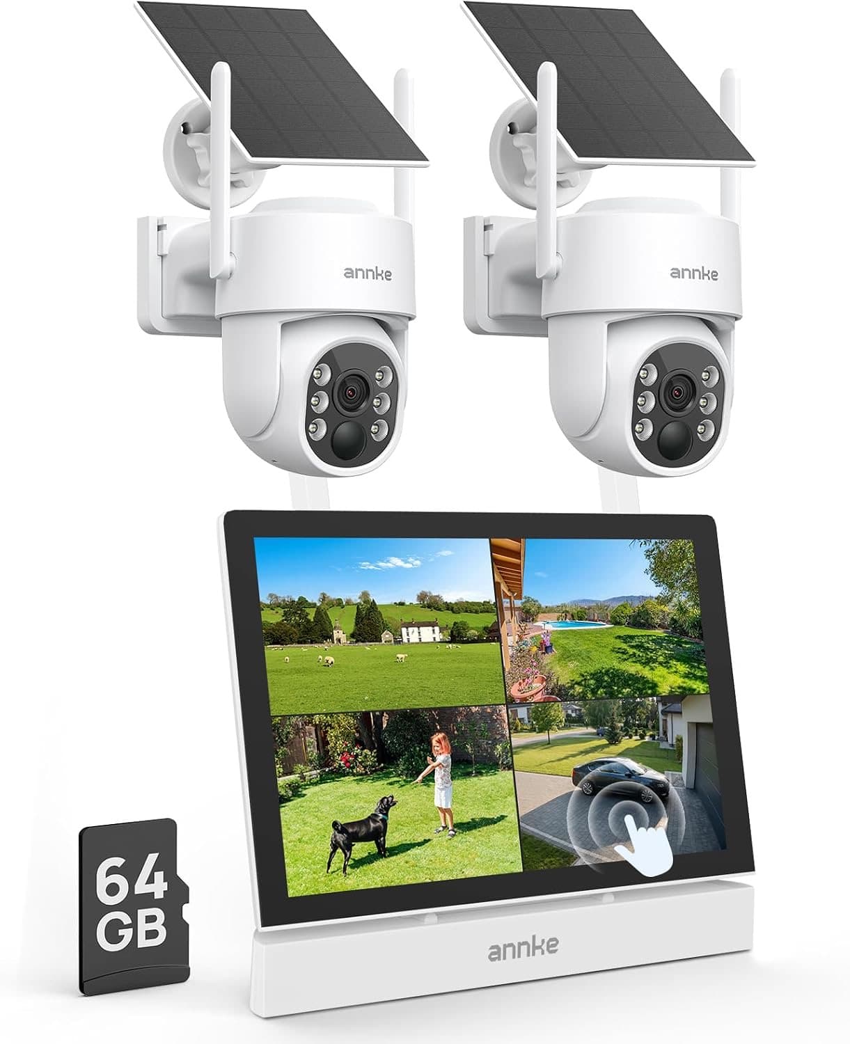 ANNKE Solar-PT 7" Monitor 64 GB