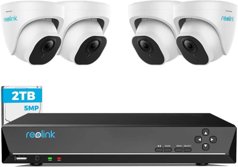 Reolink RLK8-520D4-5MP PoE-Set 2TB