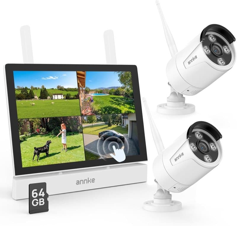 ANNKE 2K Set 7" Touch-NVR 64GB