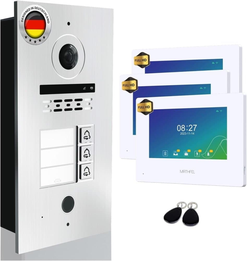 MATHFEL 3 Familienhaus Fingerprint RFID