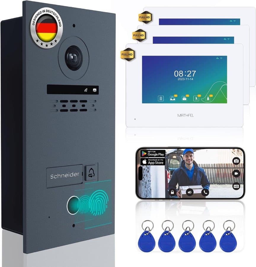 Mathfel 7 Zoll RFID/Fingerprint Bus-IP
