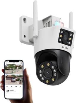 ZOSI ZOSI Dual-Lens PTZ Outdoor 2MP+2MP