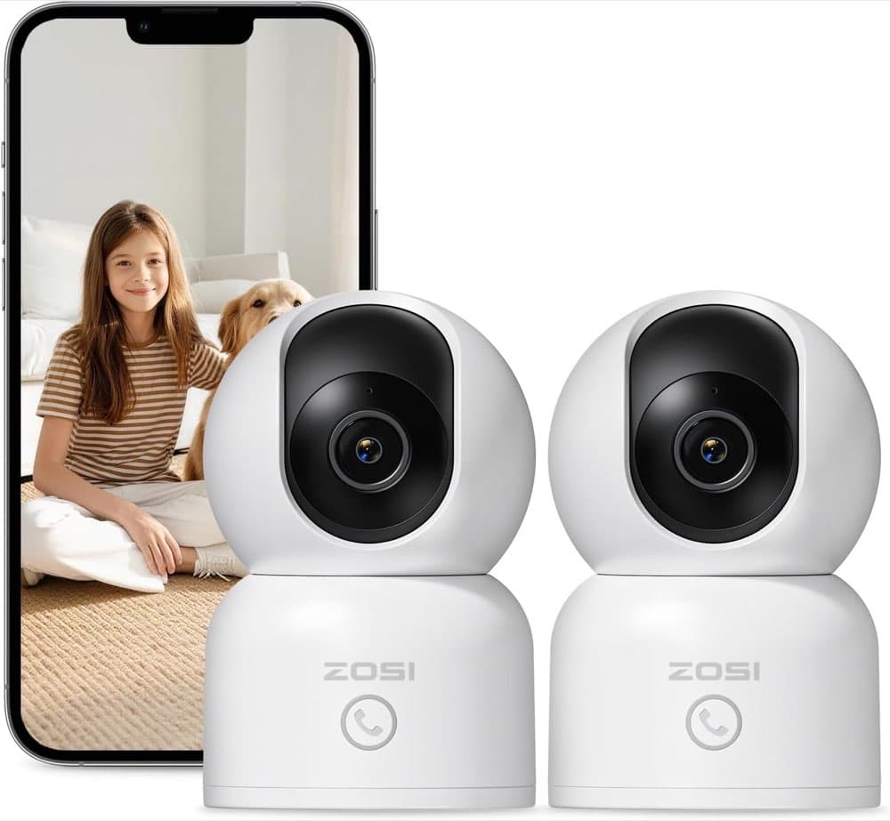 ZOSI C518 Indoor 1080p 2er-Pack