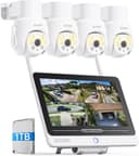 ZOSI 5MP WLAN-Set mit 1TB NVR Monitor