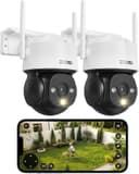 ZOSI 2× 2MP PTZ Outdoor WLAN Pack